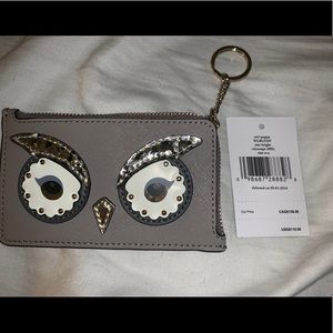 Kate Spade owl poppy card & key holder